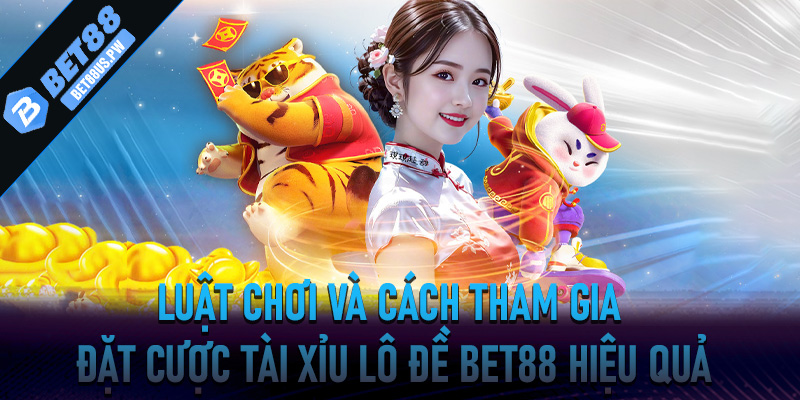 Luật chơi và cách tham gia đặt cược Tài Xỉu Lô Đề Bet88 hiệu quả